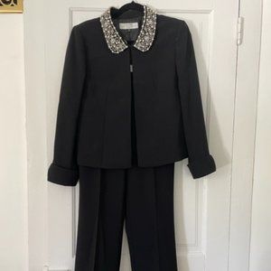 Formal Suit jacket with wide leg trousers